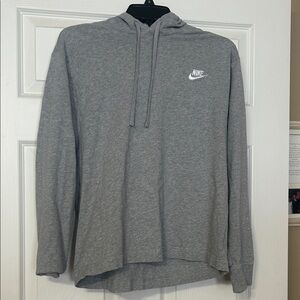 Nike Men's Heather Gray Hoodie